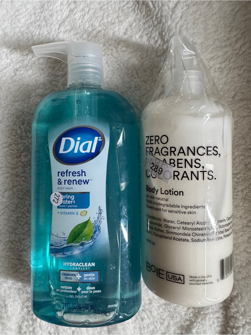 Dial Refresh & Renew Spring Water Blue Body Wash